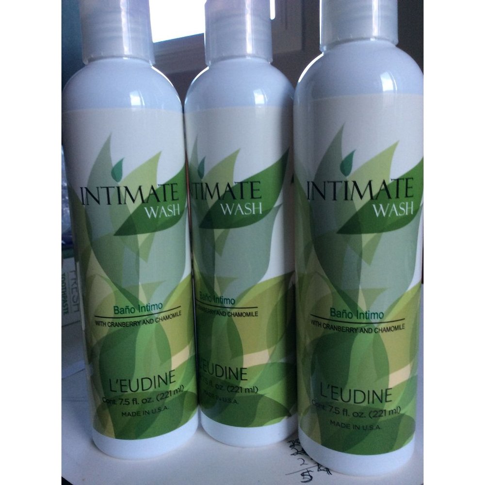 INTIMATE  WASH L'eudine WITH CRANBERRY AND CHAMOMILE.(3 Bottles.)